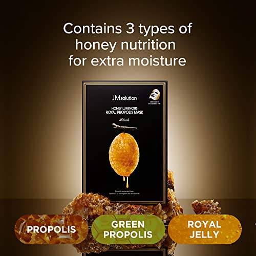JMSolution Face Mask Bundle - Honey Royal Propolis &Marine Luminous Pearl Deep Moisture