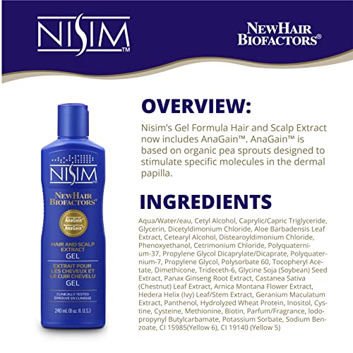 Hair Growth Gel for Scalp Nourishment - Natural Ingredients, 8 oz