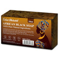 African Black Soap, 100% Pure & Natural, With Raw Shea Butter, Palm Kernel Oil and Cocoa Pods Ash for Dry & Oily Skin Care, Supports Acne & Eczema Treatment, 1 LB (16 oz)
