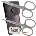 3 Swords Germany Nail & Cuticle Scissors Set – Extra Fine, Stainless Steel