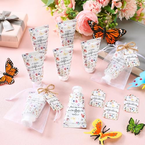 Wildflower Baby Shower Hand Cream Gift Set - 48 Travel Size Lotion Favors