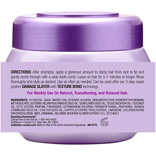 Dark and Lovely Damage Slayer The Hydrator Steam Conditioning Mask, 9 Ounce (Packaging May Vary)