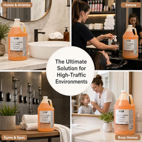 Bulk Hotel & Salon Shampoo - Deep Moisturizing 128 oz for Hospitality & Hair Care