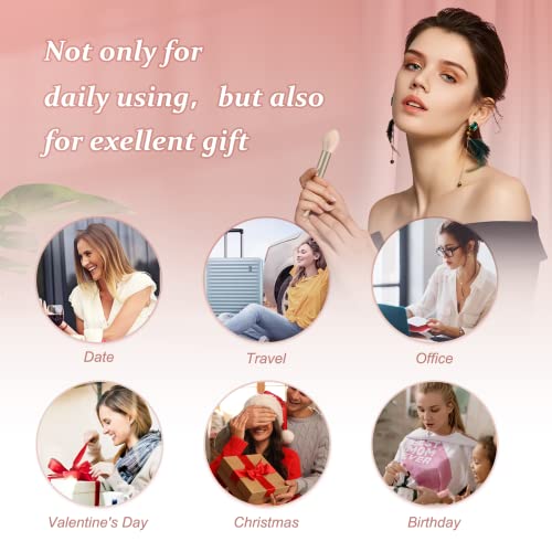 All in One Makeup Kit - Set for Women, Girls & Teens, Include 10 Colors Eyeshadow Palette, Lip Gloss, Eyebrow Eyeliner Pencil, Waterproof Mascara, 6 Pcs Brushes (Pink Kits)