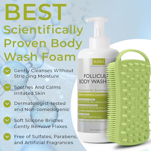 Folliculitis Body Wash for Redness & Irritation - Gentle Daily Cleansing