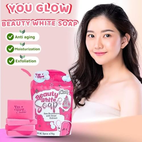 Beauty White Soap, Sea Buckthorn with Snail Extract, 5 pcs, 70g