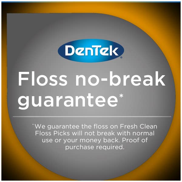 Dental Floss Picks with Fluoride Coating and Tongue Scraper – 75 Pack, Bulk 6 Sets
