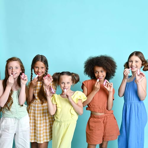Children's Lip Balm Set - Hypoallergenic 5 Pack with Natural Ingredients - Gentle Care for Sensitive Lips