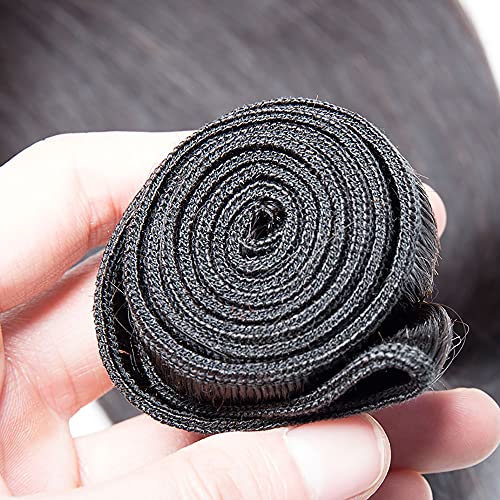 Human Hair Extensions Body Wave 12 14 16 Inch 3 Bundles Black Virgin Hair