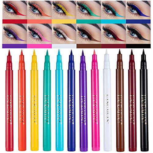 FANXITON Half Lashes Natural Look Wispy Cat Eye Lashes 13 mm Clear Band Accent Short False Eyelashes that Look Like Extensions 10 Pairs