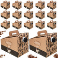 30 Pack 96oz Coffee To Go Dispenser Box with Handle & Leak-Proof Lid
