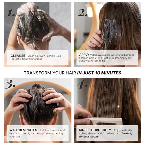 Deep Conditioning Hair Mask with Baobab Oil & Shea Butter - 250g - Frizz Control & Shine