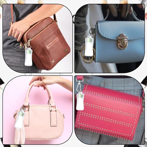 120 Pcs Sublimation Lipstick Holder Keychain Set - Travel Organizer with Key Ring for Women