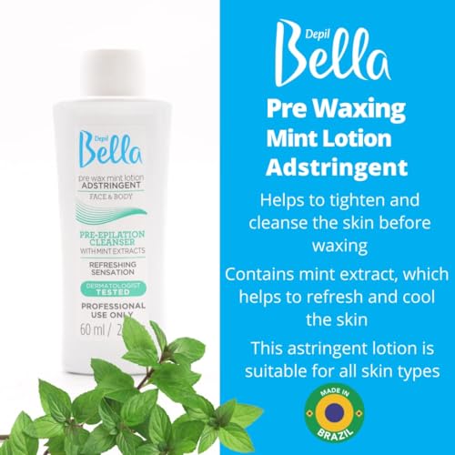 Depil Bella Honey & Propolis Roll-On Wax Kit 2.35 oz Pack of 9 for Sensitive Skin
