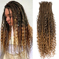 Lovenea 24 Inch 3-in-1 Synthetic Dreadlock Extensions 30 Strands SE-30S-24"/1B/27#