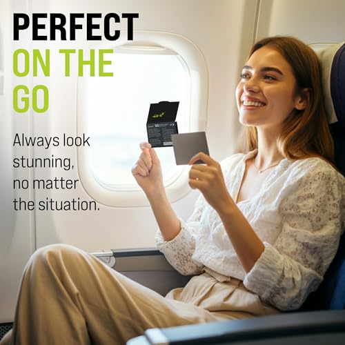 Oil Blotting Sheets for Face - 800 Sheets Pack - Makeup Friendly & High Absorbency - Natural Bamboo Charcoal - Compact & Biodegradable - Variation of THIS listing 1 Count