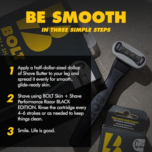 Men's Shaving Kit with Razor & Cartridges - Skin Care & Hydration Bundle
