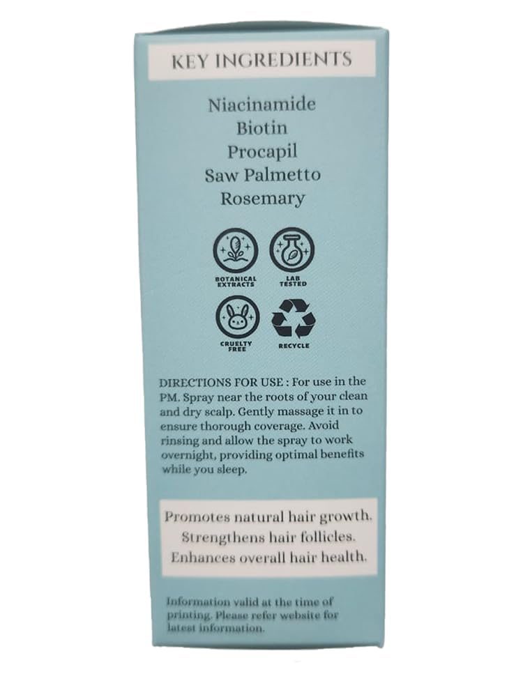 Mount Beauty Hair Growth Serum with 3% Redensyl, 6% Capixyl & 5% Anagain with Rosemary Oil | Hair Serum for density & Volume |Controls Hair Fall & frizz | Hair Serum For Women & Men | 30ml