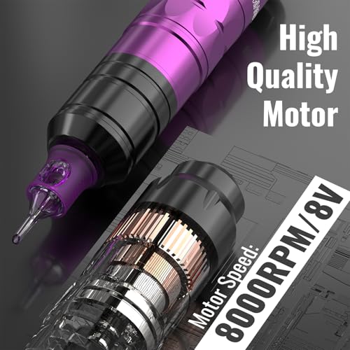 Wormhole Wireless Tattoo Gun Kit WTK293 for Beginners and Artists