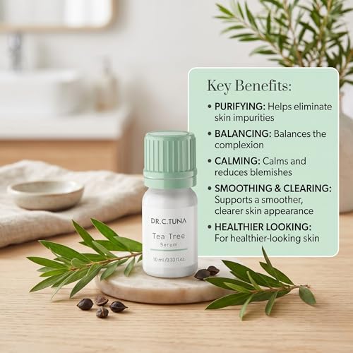 Tea Tree Serum for Acne-Prone Skin - Blemish & Pimple Treatment, 0.33 fl oz