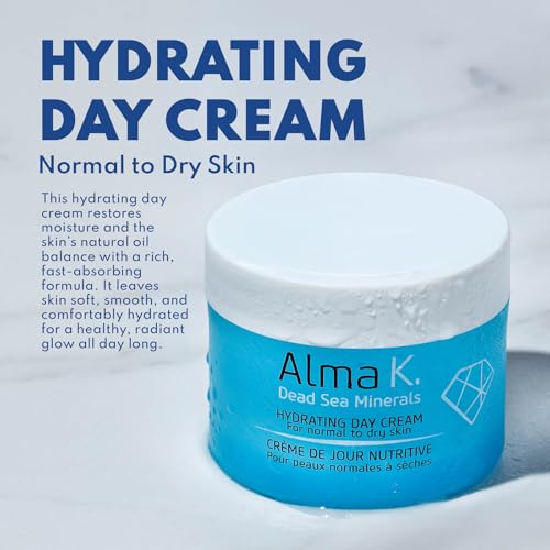 ALMA K Hydrating Day Cream - Day Face Cream for Normal to Dry Skin - Daily Face Moisturizer - Facial Moisturizer with Olive and Avocado Oils - 1.7 oz (Pack of 2)