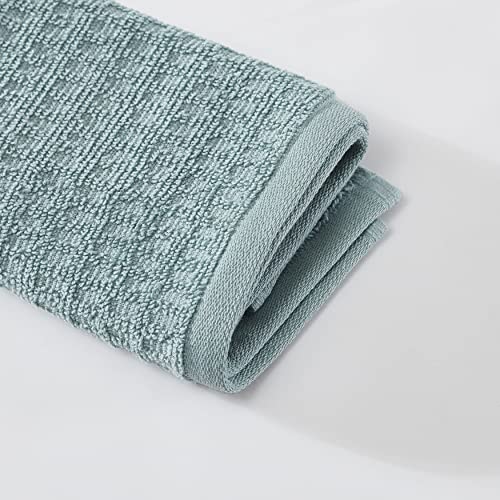 Tommy Bahama- Washcloth Set, Highly Absorbent Cotton Bathroom Decor, Low Linting & Fade Resistant, Oeko-Tex Certified (Northern Pacific Turquoise, 12 Piece)