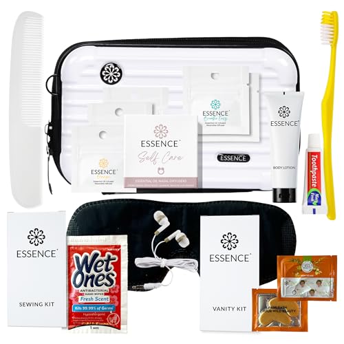 HONÉ White Travel Toiletry Kit for Women – Compact Organizer Case
