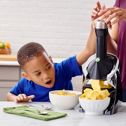 Yonanas Deluxe Frozen Fruit Soft Serve Maker - Vegan, Dairy-Free, No Added Sugar