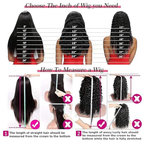 Lauberita Natural Color 18-Inch Body Wave Headband Wig 180% Density Glueless Human Hair