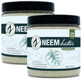 Organic Neem & Coconut Body Butter for Sensitive Skin - 2 Pack, 8 oz