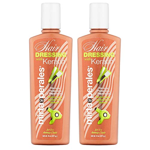 Mirta de Perales Keratin Hair Care Shampoo 8 oz Pack of 2 - Sulfate-Free, Strengthening & Hydrating