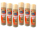 Un scented Brush Out Hair Spray - Clear, Humidity & Frizz Control - 8.5 oz - Pack of 6 - Variations: Unscented