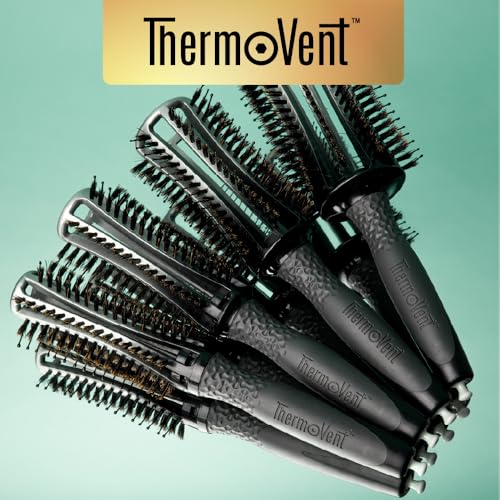Olivia Garden ThermoVent Combo Brush - 2 Inch Detangling Hairbrush