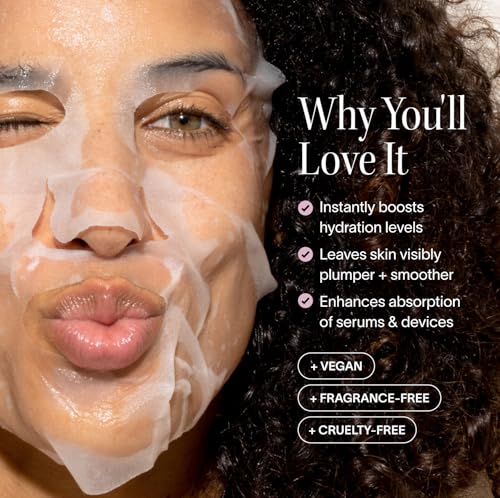 Hydrating Sheet Mask 5 Pack with Niacinamide & Hyaluronic Acid - Solawave