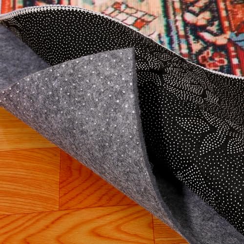 9x12 Ft Non Slip Rug Pad - Extra Large Felt Under Rug Cushioning, Carpet Padding for Hardwood & Tile Floors - Keeps Rugs Secure - Rectangular