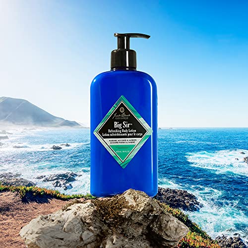 Jack Black Big Sir Body Lotion 16 Fl Oz - Aromatic Moisturizer with Aloe Vera & Hyaluronic Acid