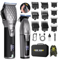 FADEKING¢ç Cordless Hair Clippers and Beard Trimmer for Men, Professional Barber Kit for Hair Cutting and Beard Styling, Premium Grooming Gift for Men