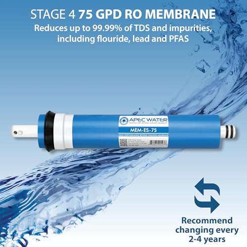 APEC Water MAX ES75 1 Year Replacement Filter Set for ROES-75 - High Capacity 75 GPD