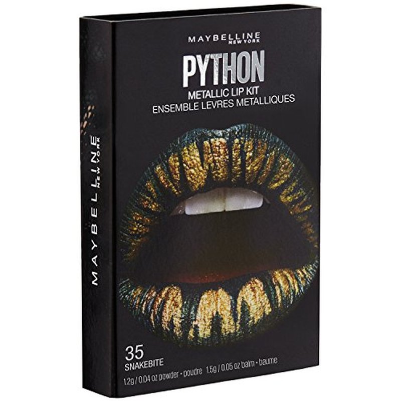 Maybelline New York Lip Studio Python Metallic Lip Makeup Kit, Snakebite, 0.09 oz.
