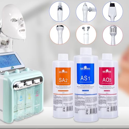 YMEYFAN Hydrating Facial Solution for Professional Oxygen & Hydrogen Machines - 400ml Pack of 6