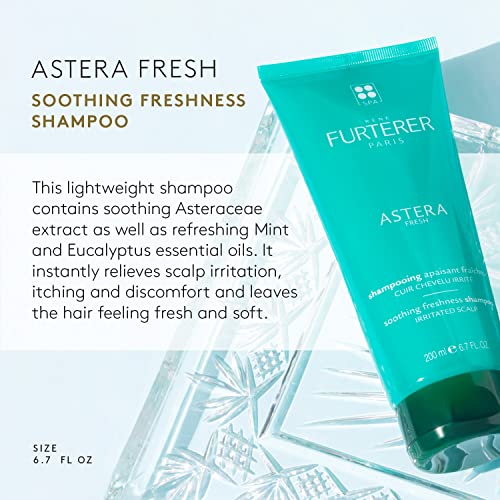 René Furterer Astera Fresh Soothing Shampoo - 6.7 Fl Oz, Calms Irritated Scalp