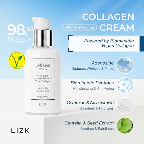 Vegan Collagen Face Moisturizer - Brightening & Firming Skin Care, 85g