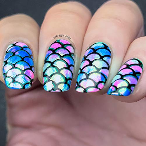 Aurora Pigment Powder for Unicorn Nails - Whats Up Nails Variation