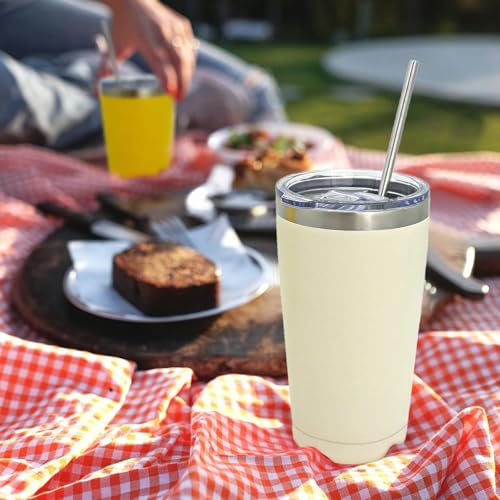 16 Pack Insulated Stainless Steel Travel Tumblers 20oz Bulk Set