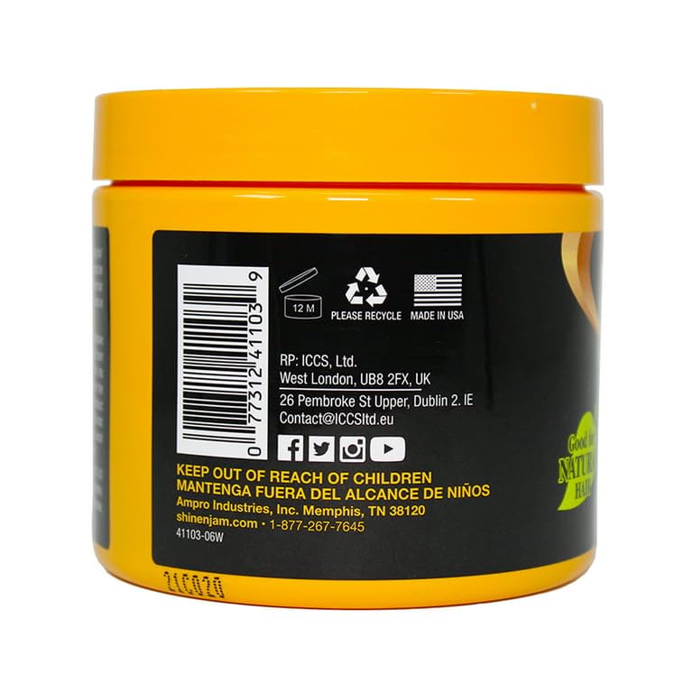 Honey Scent Conditioning Hair Gel - Extra Hold 16oz Jar, Pack of 3