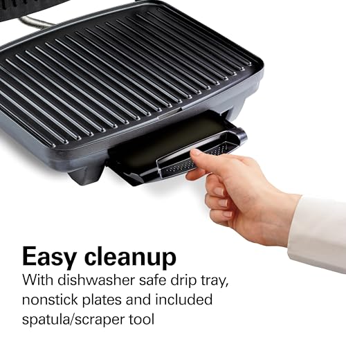 Stainless Steel Nonstick 8x10 Inch Panini Press & Indoor Grill