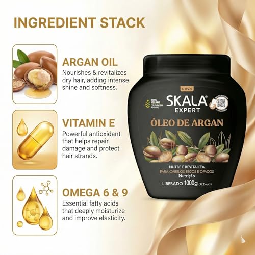SKALA Oleo De Argan Marroquino, Rapido 3 Minutes 1Kg 35.2 Oz