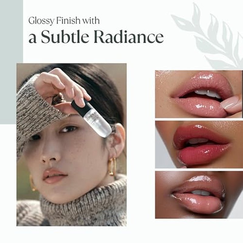 Honey Zip Lip Oil, Korean Moisturizing Lip Gloss Agave Lip Treatment, Hydrating Lip Plumper Serum for Dry Care with Natural Ingredients, K-Beauty Skincare, 3.71 mL