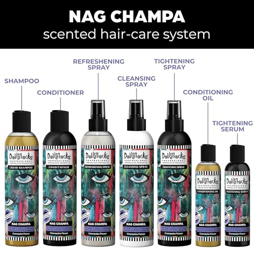 Dollylocks Conditioning Hair & Scalp Oil - Nag Champa - Plant-Based Vegan Moisturizer 4oz