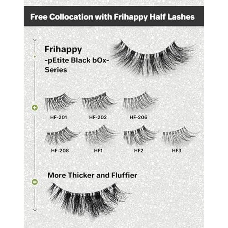 Eyelashes Lashes False Eyelashes Natural Eyelashes Wispy Lashes Mink Lashes False Eyelashes Natural 10 Pairs Frihappy Lashes DW8